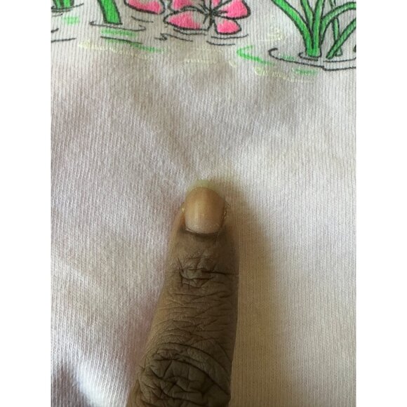 Vintage Hawaii Tshirt Neon Pink Single Stitch Graphics 1989 80s 90s1980s Read XL - Picture 10 of 11